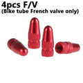 4Pcs Aluminum Alloy Road MTB Track Racing Bike Tube Tyre Bicycle Tire Wheel FV French Valve cap Presta AIR Valve Caps 6 colors