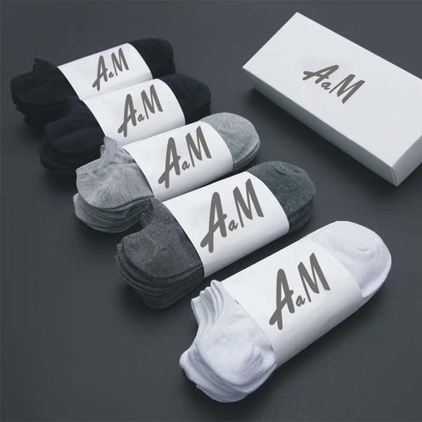10 Pairs Women Socks Breathable Sports socks Solid Color Boat socks Comfortable Cotton Ankle Socks White Black ~