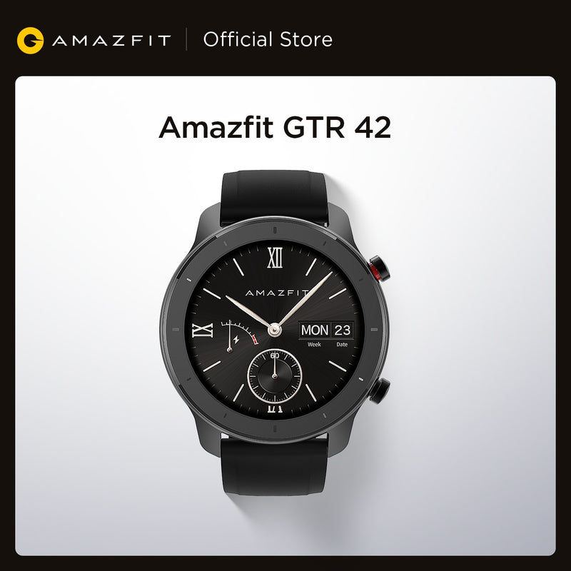 In Stock Global Version New Amazfit GTR 42mm Smart Watch 5ATM women's watches 12Days Battery Music Control For Android IOS