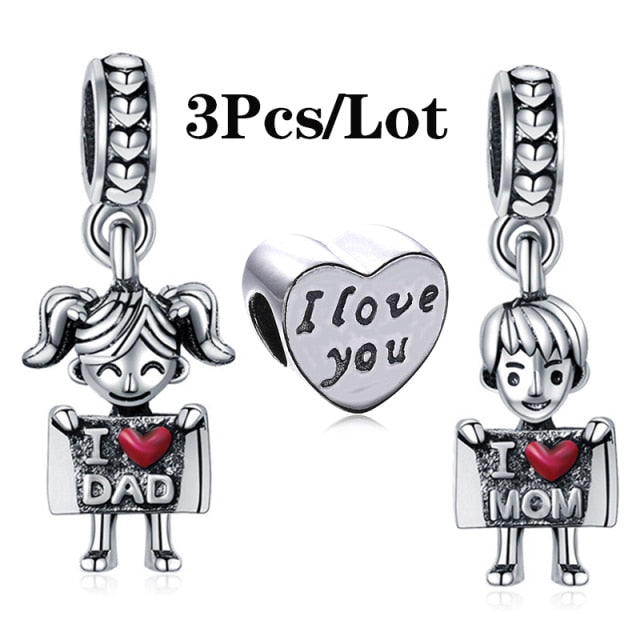 2Pcs/lot Special Offer Love Star Rainbow Charms Beads Fit Brand Bracelet & Necklaces For Women DIY Making Jewelry Accessories