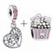 2Pcs/lot Special Offer Love Star Rainbow Charms Beads Fit Brand Bracelet & Necklaces For Women DIY Making Jewelry Accessories