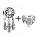 2Pcs/lot Special Offer Love Star Rainbow Charms Beads Fit Brand Bracelet & Necklaces For Women DIY Making Jewelry Accessories