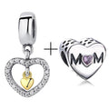 2Pcs/lot Special Offer Love Star Rainbow Charms Beads Fit Brand Bracelet & Necklaces For Women DIY Making Jewelry Accessories