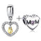 2Pcs/lot Special Offer Love Star Rainbow Charms Beads Fit Brand Bracelet & Necklaces For Women DIY Making Jewelry Accessories