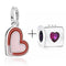 2Pcs/lot Special Offer Love Star Rainbow Charms Beads Fit Brand Bracelet & Necklaces For Women DIY Making Jewelry Accessories