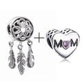 2Pcs/lot Special Offer Love Star Rainbow Charms Beads Fit Brand Bracelet & Necklaces For Women DIY Making Jewelry Accessories