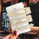 Simulated Pearl Barrettes Beaded Geometric Women Hair Clip Hairgrips Hair Accessories Girls Jewelry Fashion Hair Pins