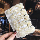 Simulated Pearl Barrettes Beaded Geometric Women Hair Clip Hairgrips Hair Accessories Girls Jewelry Fashion Hair Pins