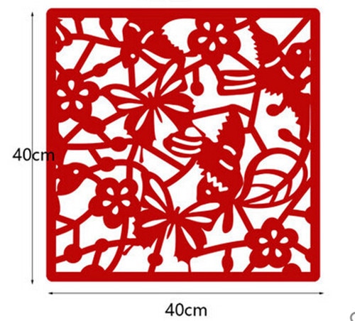 Room divider Screen Biombo Room Partition Home Decoration Partitions 4pcs/lot PVC Wall stickers Cutout Home Screen Folding DIY