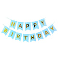 1set Happy Birthday Letter Banner Rose Gold blue Confetti latex Balloons Birthday Party Decorations Baby Shower gift Baloon