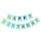 1set Happy Birthday Letter Banner Rose Gold blue Confetti latex Balloons Birthday Party Decorations Baby Shower gift Baloon