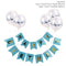 1set Happy Birthday Letter Banner Rose Gold blue Confetti latex Balloons Birthday Party Decorations Baby Shower gift Baloon