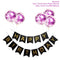 1set Happy Birthday Letter Banner Rose Gold blue Confetti latex Balloons Birthday Party Decorations Baby Shower gift Baloon