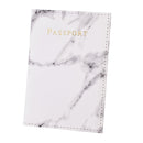 Elastic Band Leather Passport Cover RFID Blocking For Cards Travel Passport Holder Wallet Document Organizer Case Men Women