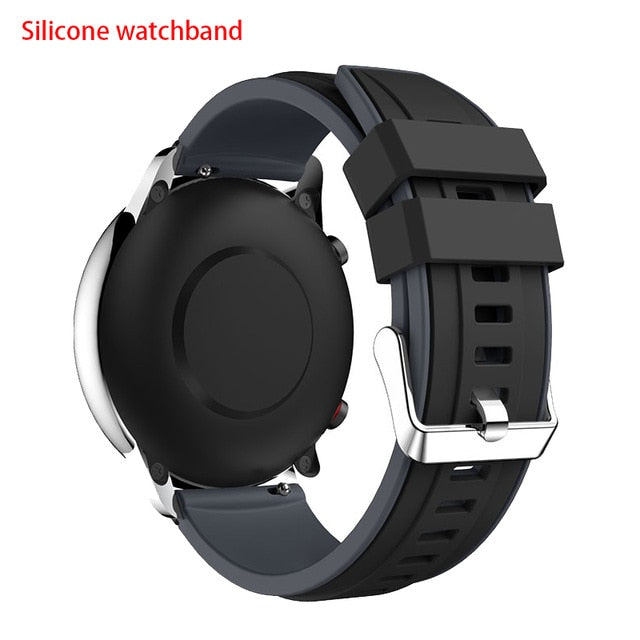 For Samsung galaxy watch 3 45mm Strap Double Color watchbands Sport Bracelet 22mm Watch band For galaxy watch 46mm