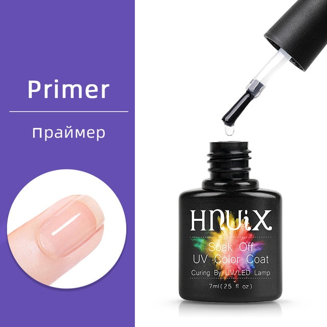 HNUIX 7ml UV Gel nail polish Red glitter glitter soak UV Gel color varnish nail polish DIY varnish Nail art Gel lacquer