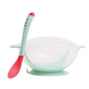 Baby Sucker Bowl Children's Tableware Baby Learning Dish with Bowl Set PP Temperature Sensing Baby Feeding Bowl Spoon Dishes