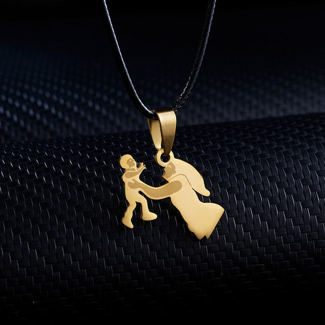 Mother's Day Mama Letter Pendant Necklace For Women 3 Colors Mom Nameplate Clavicle Chain Choker Personality Jewelry Gift