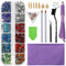 2000Pcs-9600Pcs/box Hot Fix Rhinestones Set/EU or US PLUG Hotfix Applicator Hot Fix Crystal Glass Rhinestone Iron-on Wand Strass