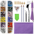 2000Pcs-9600Pcs/box Hot Fix Rhinestones Set/EU or US PLUG Hotfix Applicator Hot Fix Crystal Glass Rhinestone Iron-on Wand Strass