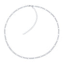 CANNER Stars Moon Real 925 Sterling Silver Necklace For Women 2020 Jewelry Pearl Fancy Diamond Chain Choker Necklace Bijoux