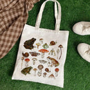 Frog Women Bags Large Capacity Harajuku Cartoon Vintage Hip Hop Shopping Bag Canvas Bag Funny Women's Shoulder Bags Kawaii Girls