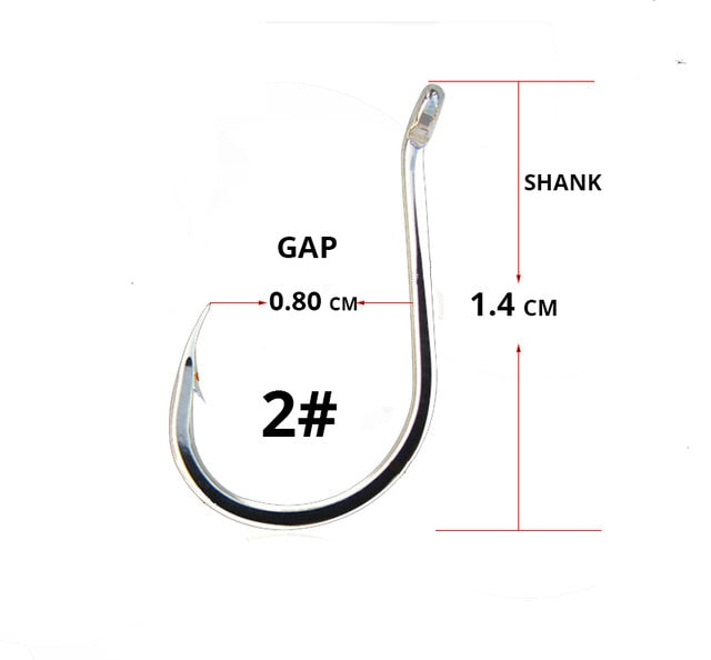 50pcs/ Lot octopus Fishing Hooks High Carbon Chmical Sharpen Barbed Circle Hook Tackle Set 5C Point Hardness Supplier Fishhooks