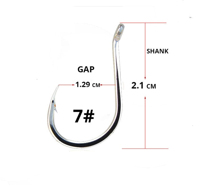 50pcs/ Lot octopus Fishing Hooks High Carbon Chmical Sharpen Barbed Circle Hook Tackle Set 5C Point Hardness Supplier Fishhooks
