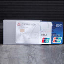 10pcs Waterproof Transparent Card Holder Plastic Card id Holders Case To Protect Credit Cards Card Protector Cardholder