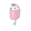 Creative Home Decor Cartoon Animal Squirrel Head Hiding Storage Bathroom Kitchen Hanging Hook Pasting Wall Hooks Children Gift