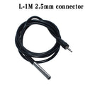 1PCS DS1820 Stainless steel package Waterproof DS18b20 temperature probe temperature sensor 18B20 For Arduino