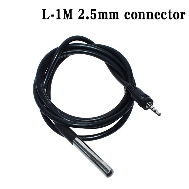 1PCS DS1820 Stainless steel package Waterproof DS18b20 temperature probe temperature sensor 18B20 For Arduino