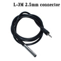 1PCS DS1820 Stainless steel package Waterproof DS18b20 temperature probe temperature sensor 18B20 For Arduino