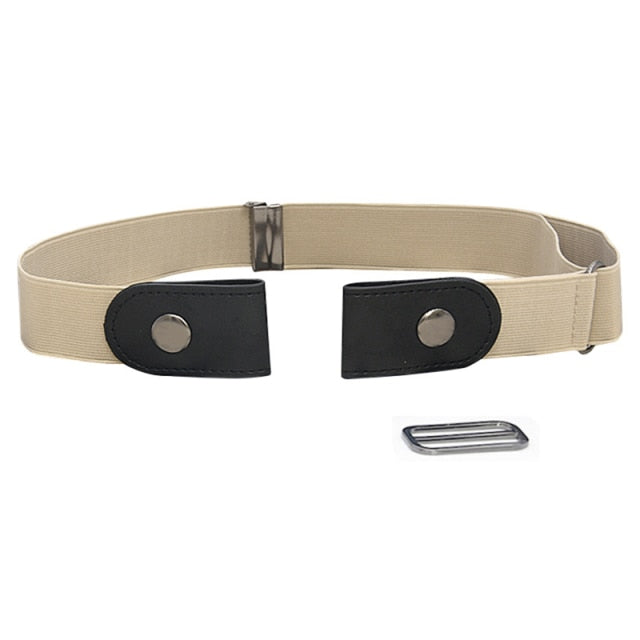Easy Belt No Buckle Mens Jeans Belts For Women Waist Elastic Ceinture Femme Stretch Cinturones Para Mujer Invisible Riem kids