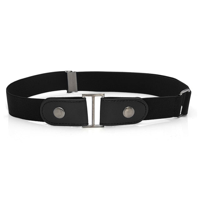 Easy Belt No Buckle Mens Jeans Belts For Women Waist Elastic Ceinture Femme Stretch Cinturones Para Mujer Invisible Riem kids