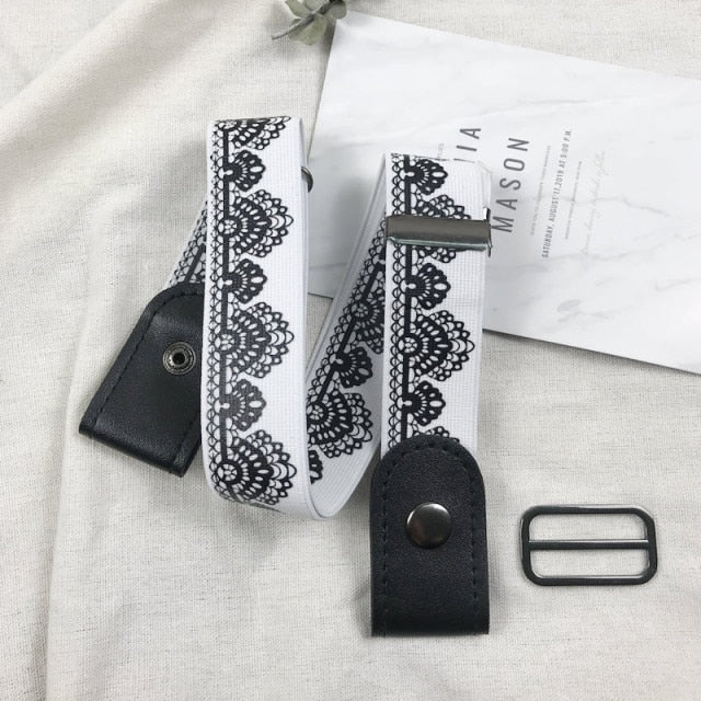 Easy Belt No Buckle Mens Jeans Belts For Women Waist Elastic Ceinture Femme Stretch Cinturones Para Mujer Invisible Riem kids