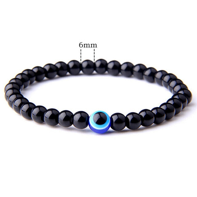 Volcanic Stone Bracelet for Men Lava Wooden 8mm Beads Bracelet Tibetan Buddha Wrist Chain Women Men's Jewelry Gift Bracelets