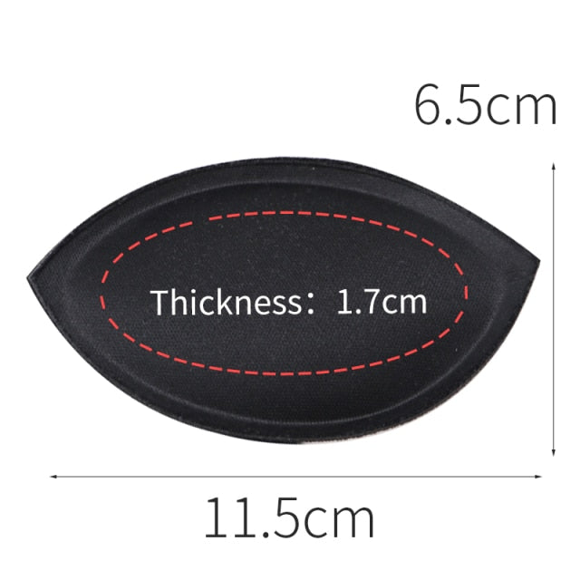 2pcs 1pair Sponge Inserts In Bra Padded for Swimsuit Breast Push Up Fill Brassiere Breast Patch Pads Women Intimates Accessories