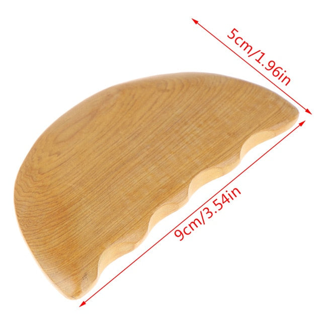 New Body Neck Relax Blood Circulation Wooden Massager Triangle Trigeminal Fragrant Wood Reflexology Tool SPA Therapy