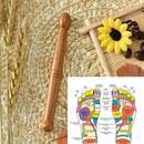 New Body Neck Relax Blood Circulation Wooden Massager Triangle Trigeminal Fragrant Wood Reflexology Tool SPA Therapy