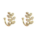 Ear Cuff Gold Leaves Non-Piercing Ear Clips Fake Cartilage Earring Jewelry For Women Men Wholesale gifts