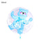 4D Transparent Baby Girl/Boy Bear Bubble Ball Birthday Party Blue/Pink Balloon Baby Shower Gender Reveal Decor DIY Gift Supplies