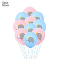 4D Transparent Baby Girl/Boy Bear Bubble Ball Birthday Party Blue/Pink Balloon Baby Shower Gender Reveal Decor DIY Gift Supplies