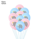4D Transparent Baby Girl/Boy Bear Bubble Ball Birthday Party Blue/Pink Balloon Baby Shower Gender Reveal Decor DIY Gift Supplies