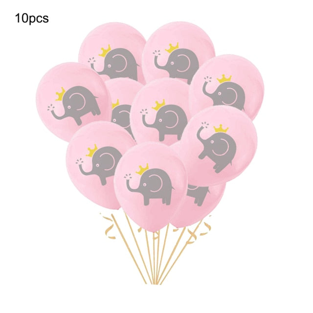 4D Transparent Baby Girl/Boy Bear Bubble Ball Birthday Party Blue/Pink Balloon Baby Shower Gender Reveal Decor DIY Gift Supplies