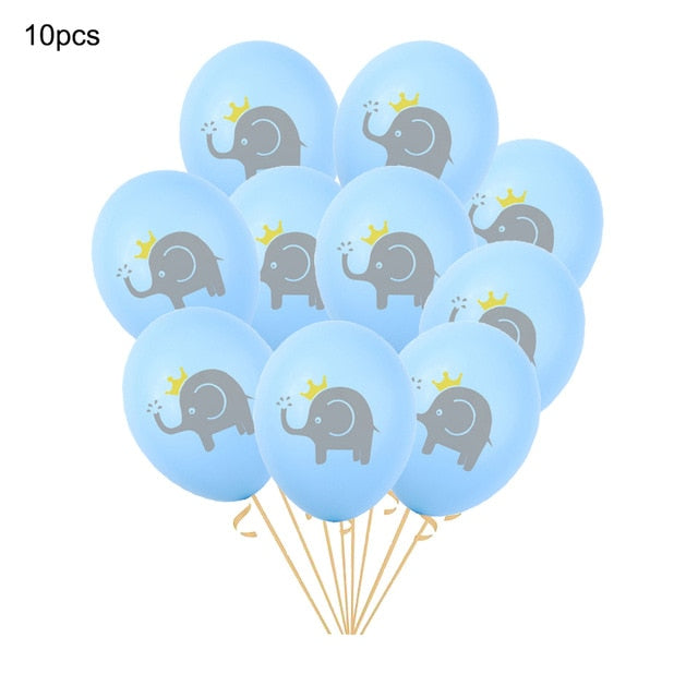 4D Transparent Baby Girl/Boy Bear Bubble Ball Birthday Party Blue/Pink Balloon Baby Shower Gender Reveal Decor DIY Gift Supplies