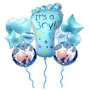 4D Transparent Baby Girl/Boy Bear Bubble Ball Birthday Party Blue/Pink Balloon Baby Shower Gender Reveal Decor DIY Gift Supplies