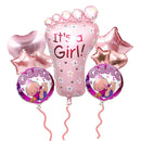 4D Transparent Baby Girl/Boy Bear Bubble Ball Birthday Party Blue/Pink Balloon Baby Shower Gender Reveal Decor DIY Gift Supplies