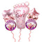 4D Transparent Baby Girl/Boy Bear Bubble Ball Birthday Party Blue/Pink Balloon Baby Shower Gender Reveal Decor DIY Gift Supplies