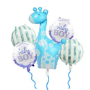 4D Transparent Baby Girl/Boy Bear Bubble Ball Birthday Party Blue/Pink Balloon Baby Shower Gender Reveal Decor DIY Gift Supplies